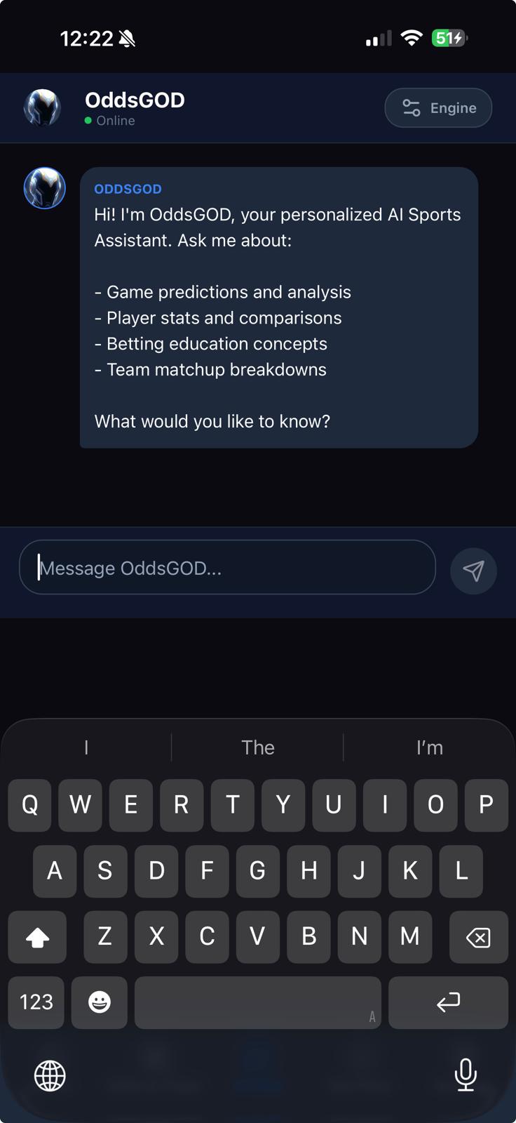 AI Chat Screen