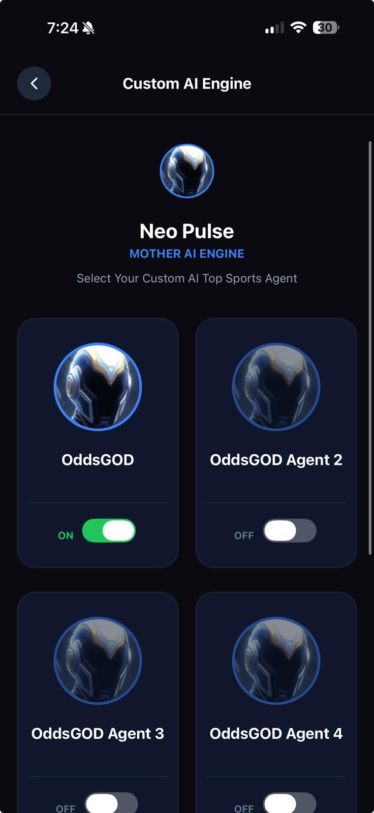 Custom AI Engine Selection